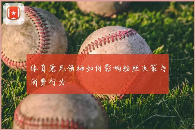 体育意见领袖如何影响粉丝决策与消费行为