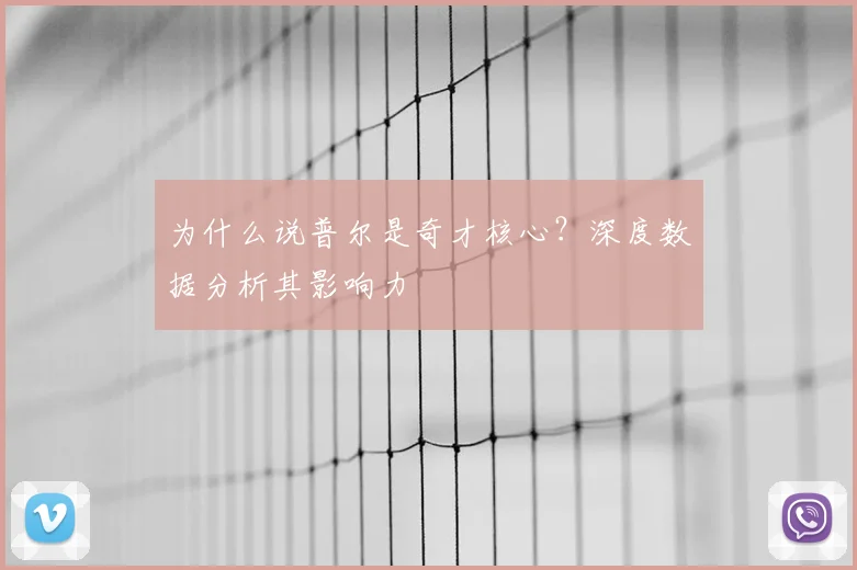 为什么说普尔是奇才核心?深度数据分析其影响力